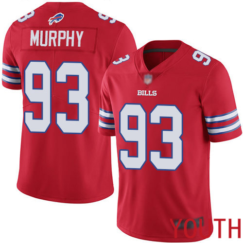 Youth Buffalo Bills 93 Trent Murphy Limited Red Rush Vapor Untouchable NFL Jersey